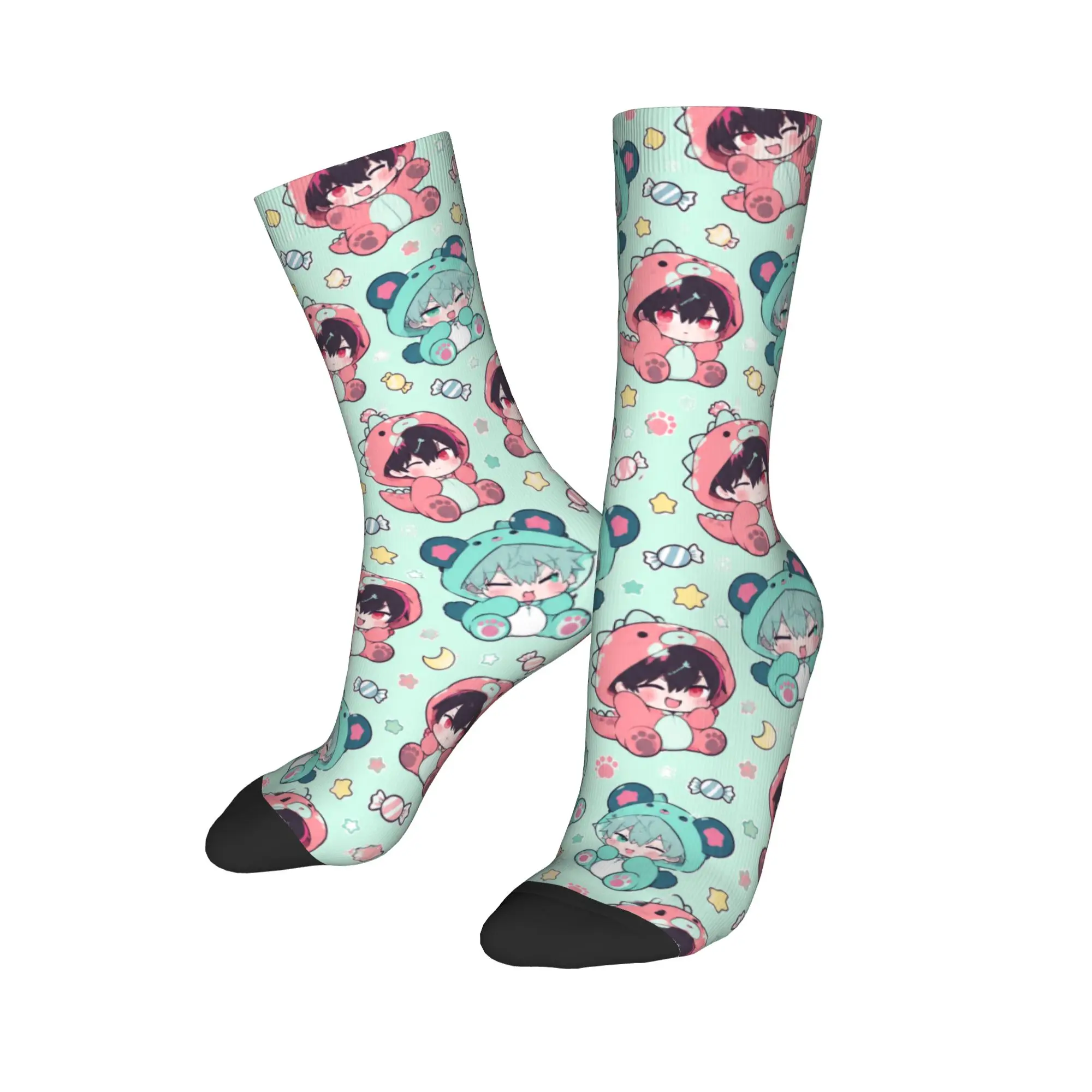 Ivantill Till Alien Stage Chibi Graphic Stockings  Graphic Funny Socks Autumn Non Slip Socks Women Men Running Sports Soft Socks