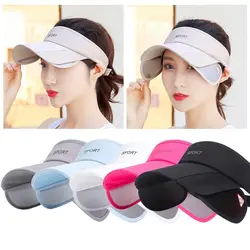 Empty Top Empty Top Sun Visor Hat Casual Retractable Brim Summer Golf Hat Quick Dry Sunshade Baseball Cap Tennis