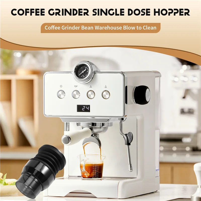 A85I-Coffee Grinder Single Dose Hopper Coffee Grinder Bean Bin Single Dose Hopper Coffee Grinder Dose Hopper
