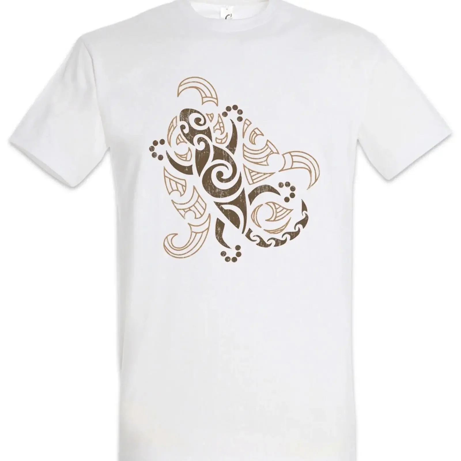 Tribal Gecko Men's T Shirt Aztec Indian American Sign Maya Mayans Tattoo vintage Washed homme Soft Comfortable fashion Unisex