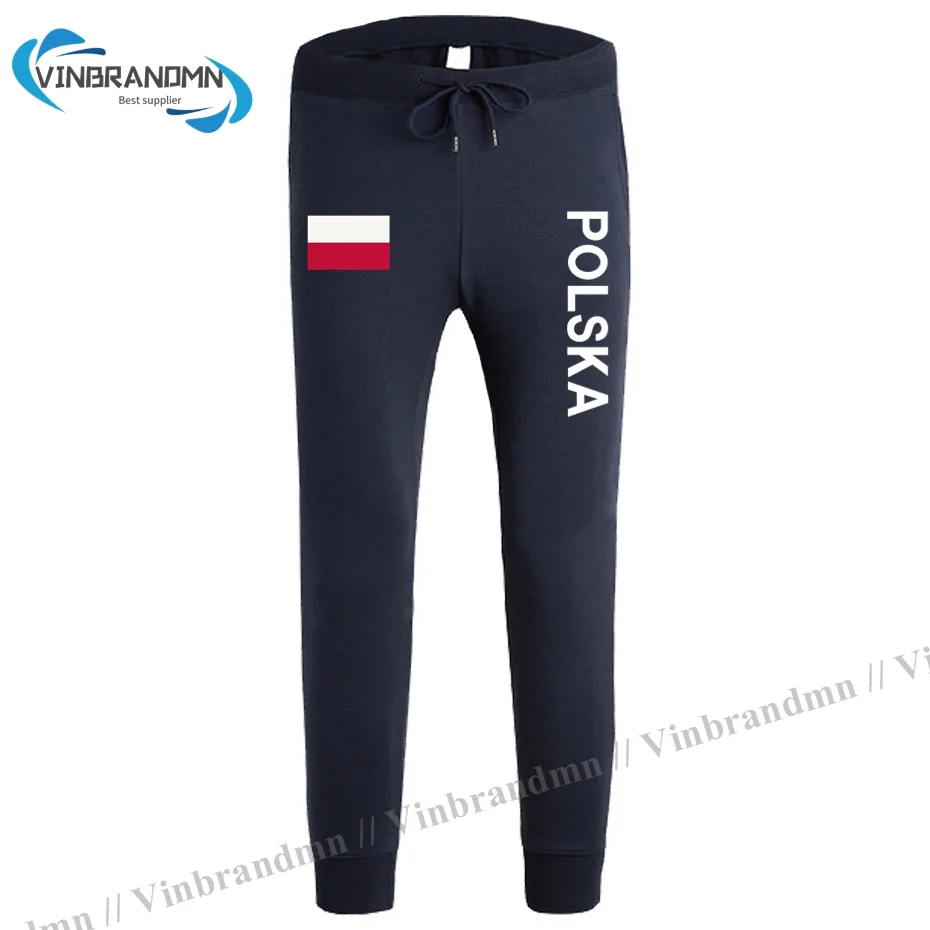 Poland Polish Pole POLSK POL mens pants joggers jumpsuit sweatpants track sweat fitness Runner tactical casual POLAKA nation NEW