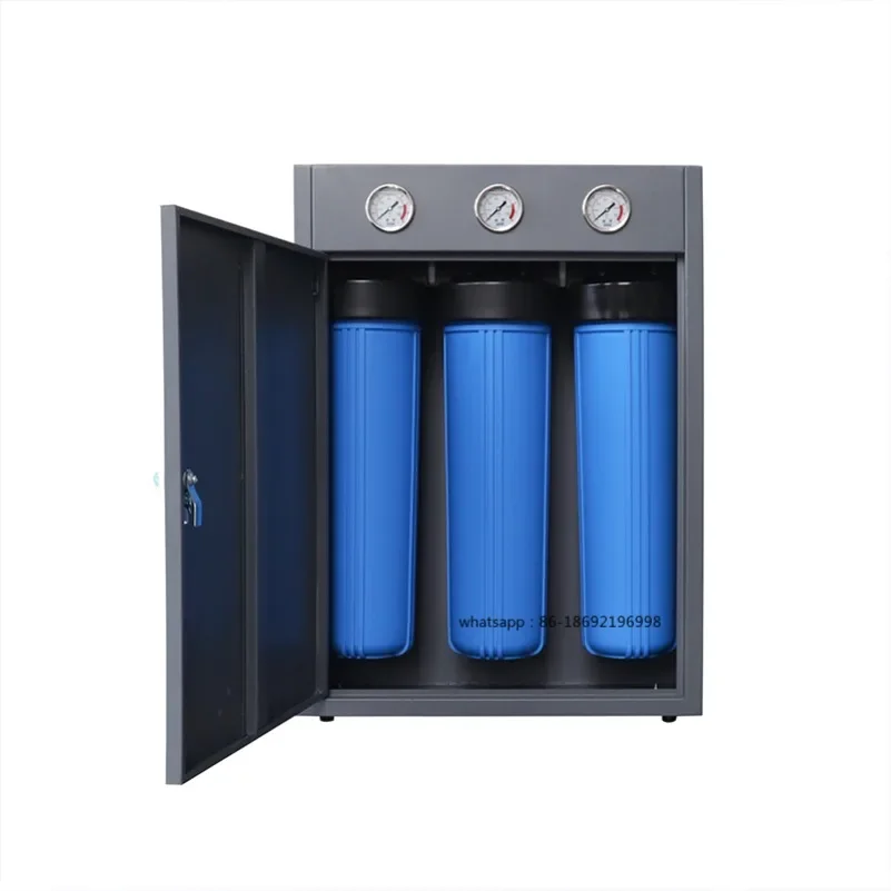 BEST-772 Online Wholesale Supplier 3 Stage Water Filter System with 20*4.5 Inch Big Blue with Frame Jumbo Water Filters