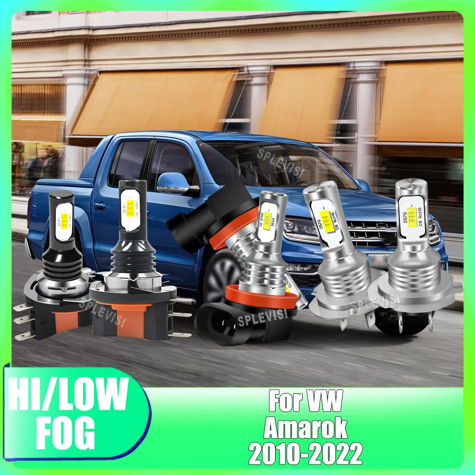 

No Dark Spots H15 High Beam/DRL H7 Low Beam H11 Fog Light For VW Amarok 2010-2022 2014 2015 2016 2017 2018 2019 2020 2021 2022