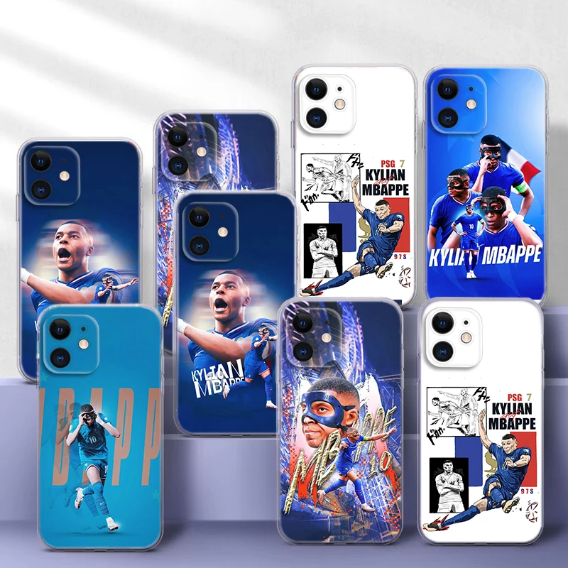 حافظة ناعمة من Kylian Mbappé لهاتف Moto G Play E20 E4 E40 E5 E6 E6S E7 Power Edge 20 Lite Pro G200 G30 G4