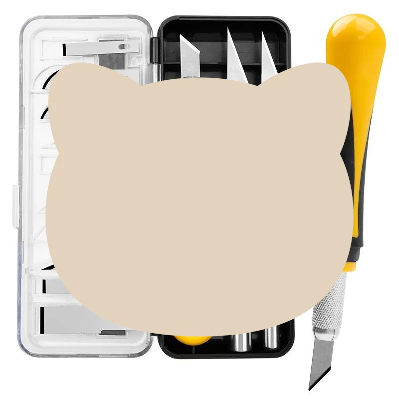 Precision Hobby Knife Set With Sharp Carbon Steel Blade Non Slip Handle Storage Case For Craft Modeling DIY Art Projects