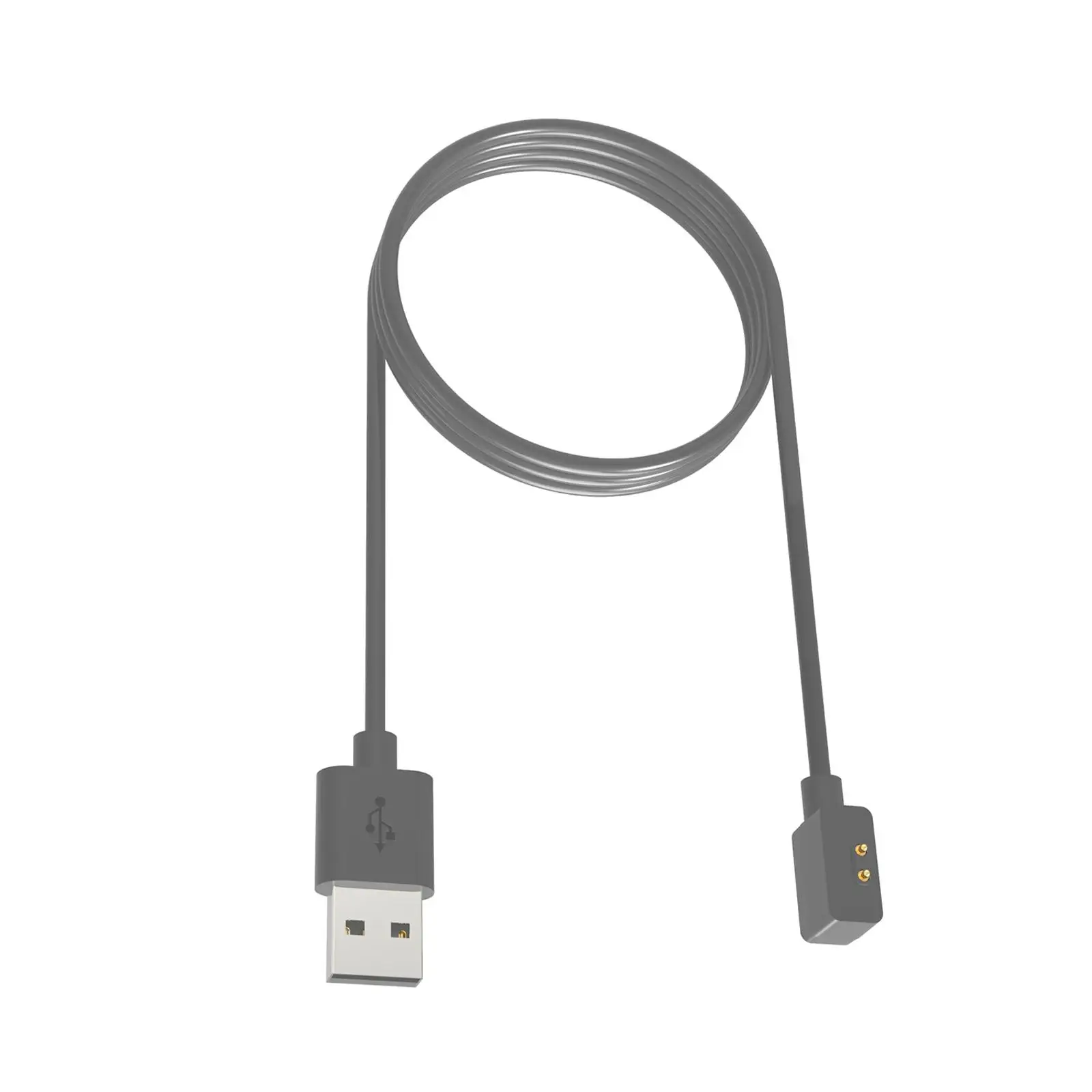 Magnetic Smart Watch Charger, Portable USB 2 Pin PVC for Smartwatch Replacement