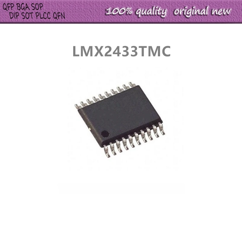 5Pcs/Lot  LMX2433TMC LMX2433  TSSOP20