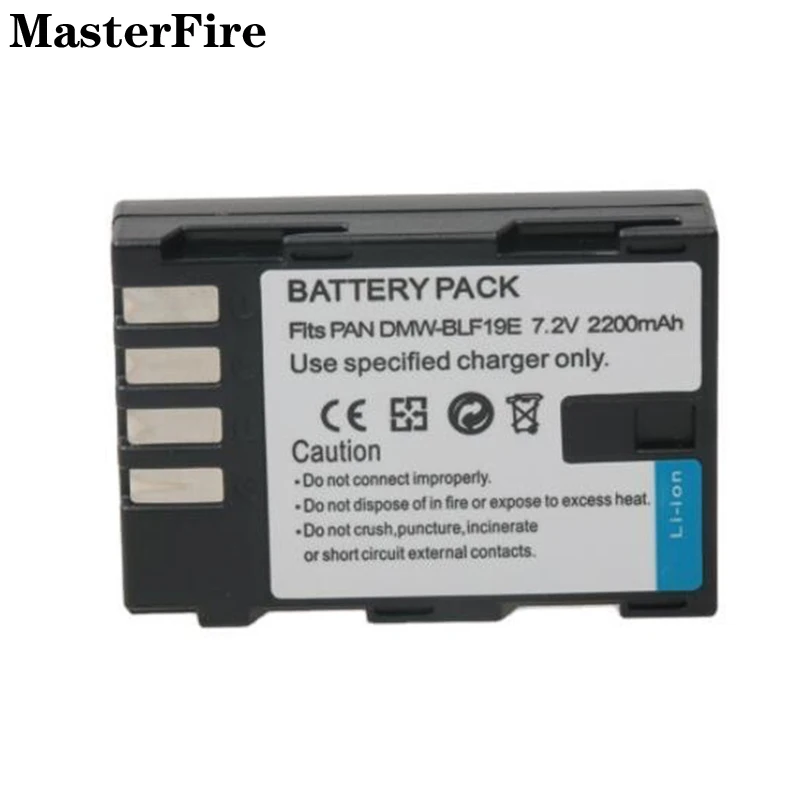 2-10PCS DMW-BLF19E DMW-BLF19 DMW BLF19E BLF19 7.2V 2200mah Replacement Battery for Panasonic Lumix DMC-GH3 DMC-GH4 DMC-GH5 Cell