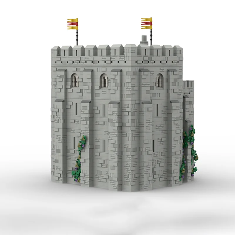8984pcs MOC Norman Keep Castle Model Building Blocks Construction Toy Christmas Gifts Creative Assemble Idea Birthday Display