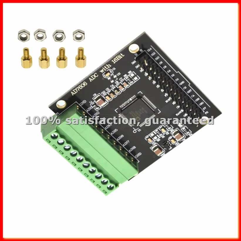AD7606 Multi-Channel AD Data Acquisition Module 16-Bit ADC 8-Channel Synchronization Voltage Sampling Frequency 200KHz-A31R