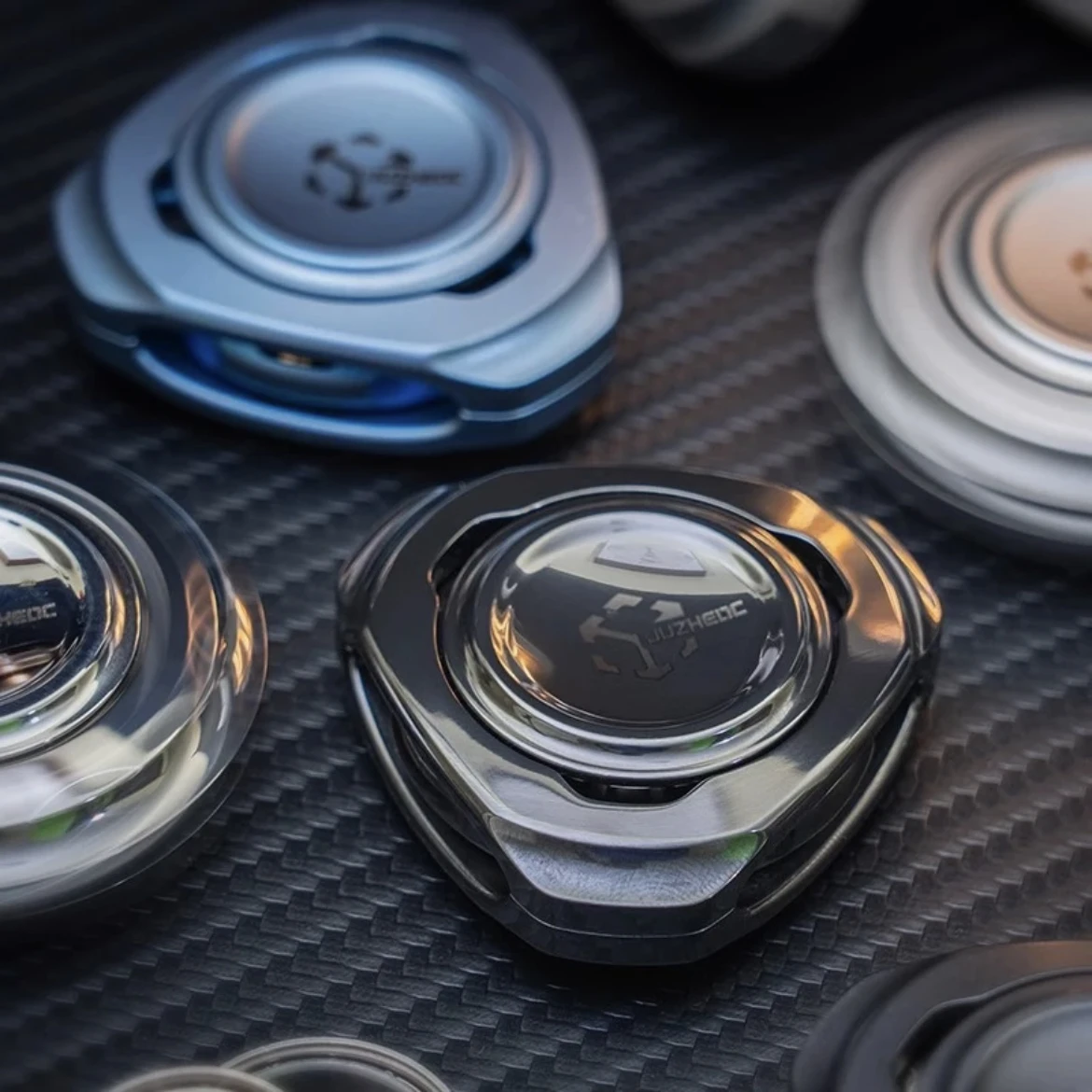 JuzhEDC Fidget Slider liaison Spinner EDC jouets alliage de Zirconium soulagement du Stress sensoriel TDAH Focus adultes jouet Portable