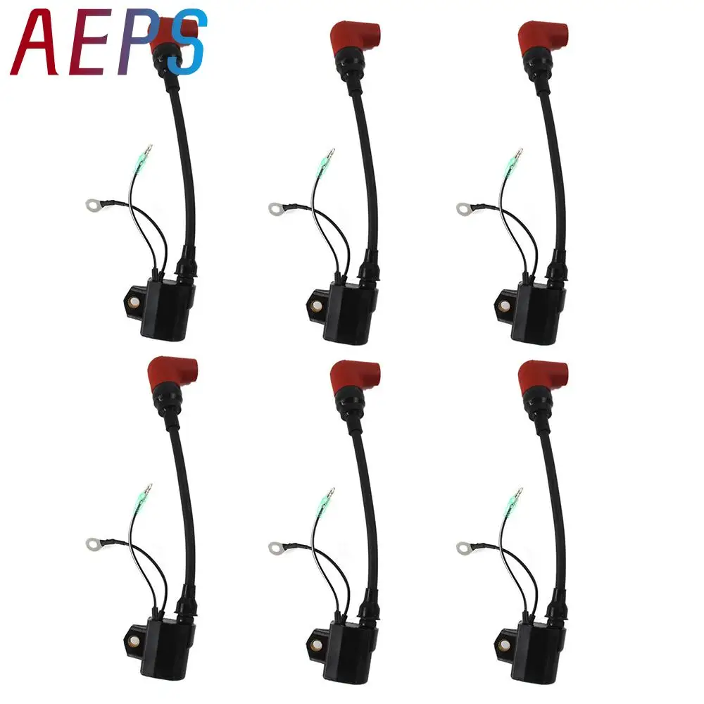 

6Pcs Ignition Coil for Yamaha 100HP 115HP 130HP 140HP 150HP 175HP 200HP 225HP 2 Storke Outboard 6R3-85570-01-00 6R3-85570-01-00