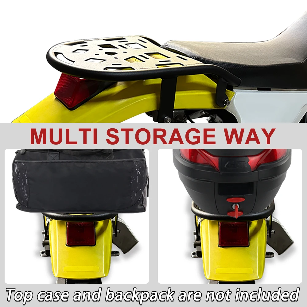 Motorcycle Steel Rear Luggage Rack Cargo Rack Support Shelf Fit For Suzuki DR650 DR 650 1990-2020 2021 2022 2023 2024 2025