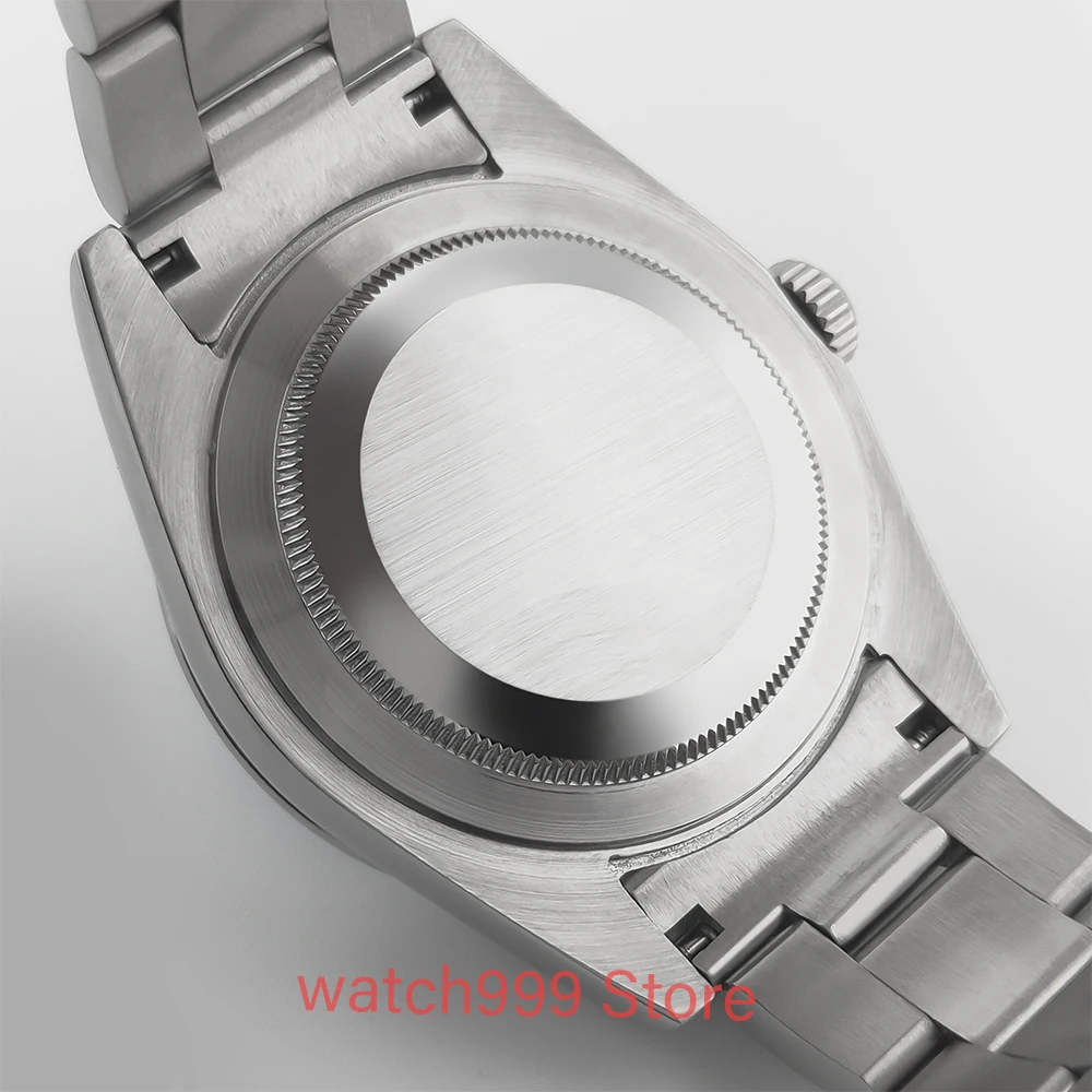 Corgeut 10ATM impermeable NH35 movimiento automático 36mm 39mm reloj para hombre hebilla deslizante correa de acero cristal de zafiro