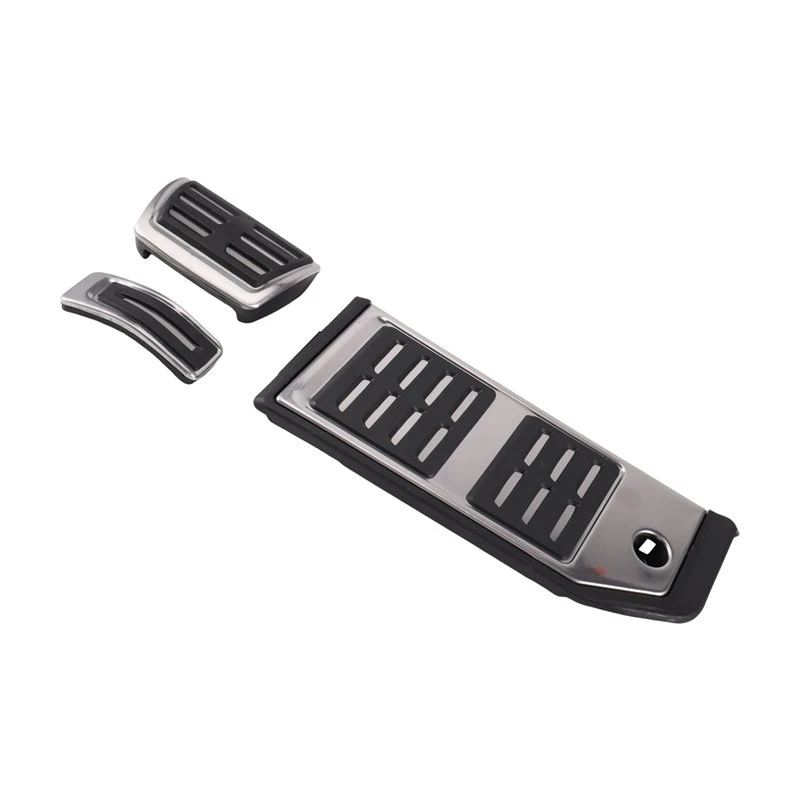 For Audi Q7 SQ7 2016-2021 Q8 2018-2021 Stainless Steel Fuel Gas Brake Footrest Pedal Cover Plate Car Accessories