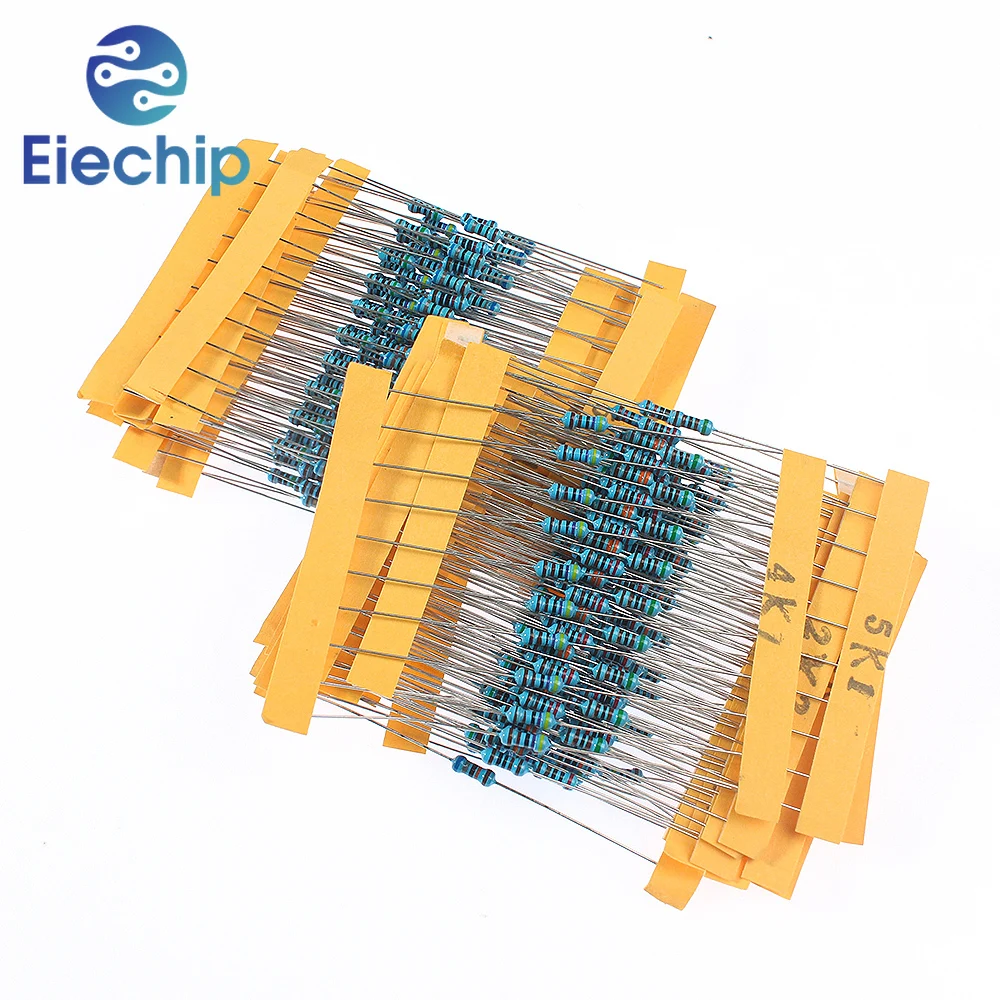 300pcs 1% High-Quality 1/4W Metal Film Resistor Assortment Kit , 30 Kinds for Precise Resistance electronic diy 10 ohm ~ 1M