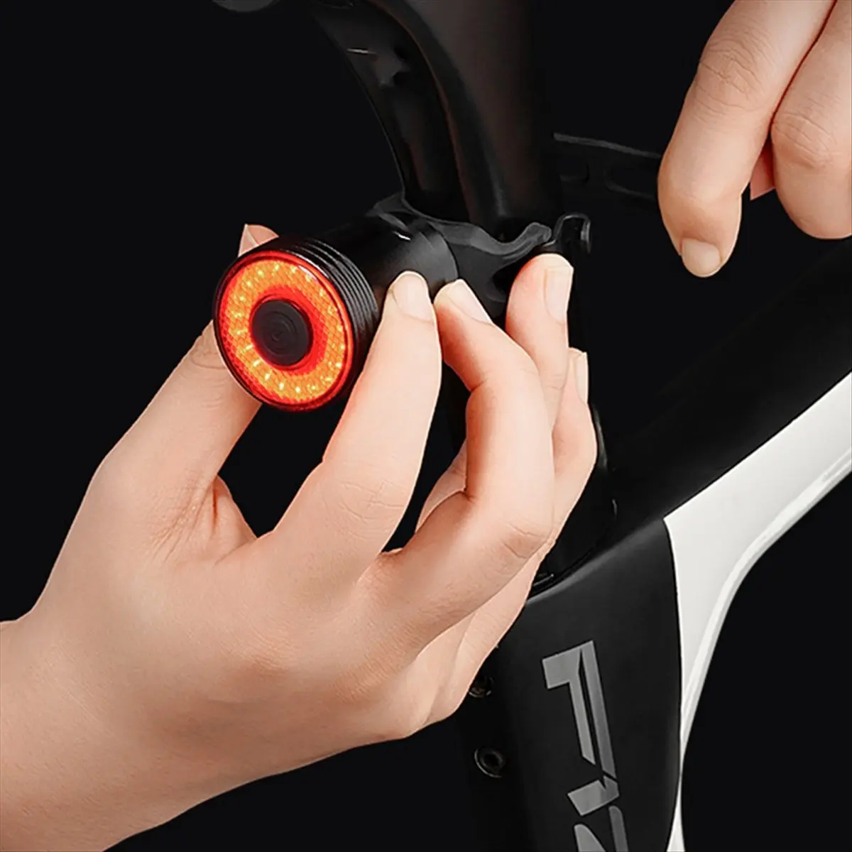 2025 New Bike Tail Light,Brake Sensing Bicycle Rear Lights for Night Ride,Bike LED Back Lights Type C Rechargeable