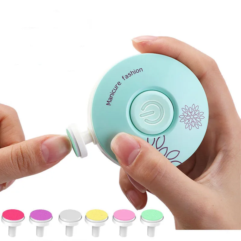 Kit de manucure électrique 6 pièces pour bébés, nouveau style, outil de soins pour bébés, Kit de manucure, boîte de coupe-ongles facile à couper