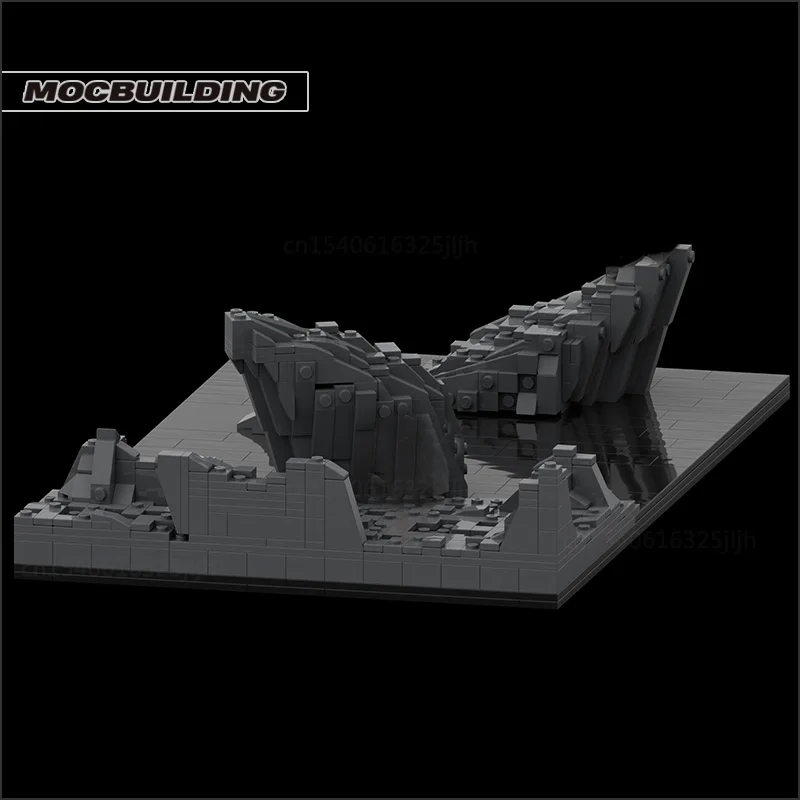 The Rings Movie Scene Cave Moc Building Blocks Technology Bricks Riddles In The Dark Display Model DIY Assembly Toys Xmas Gifts