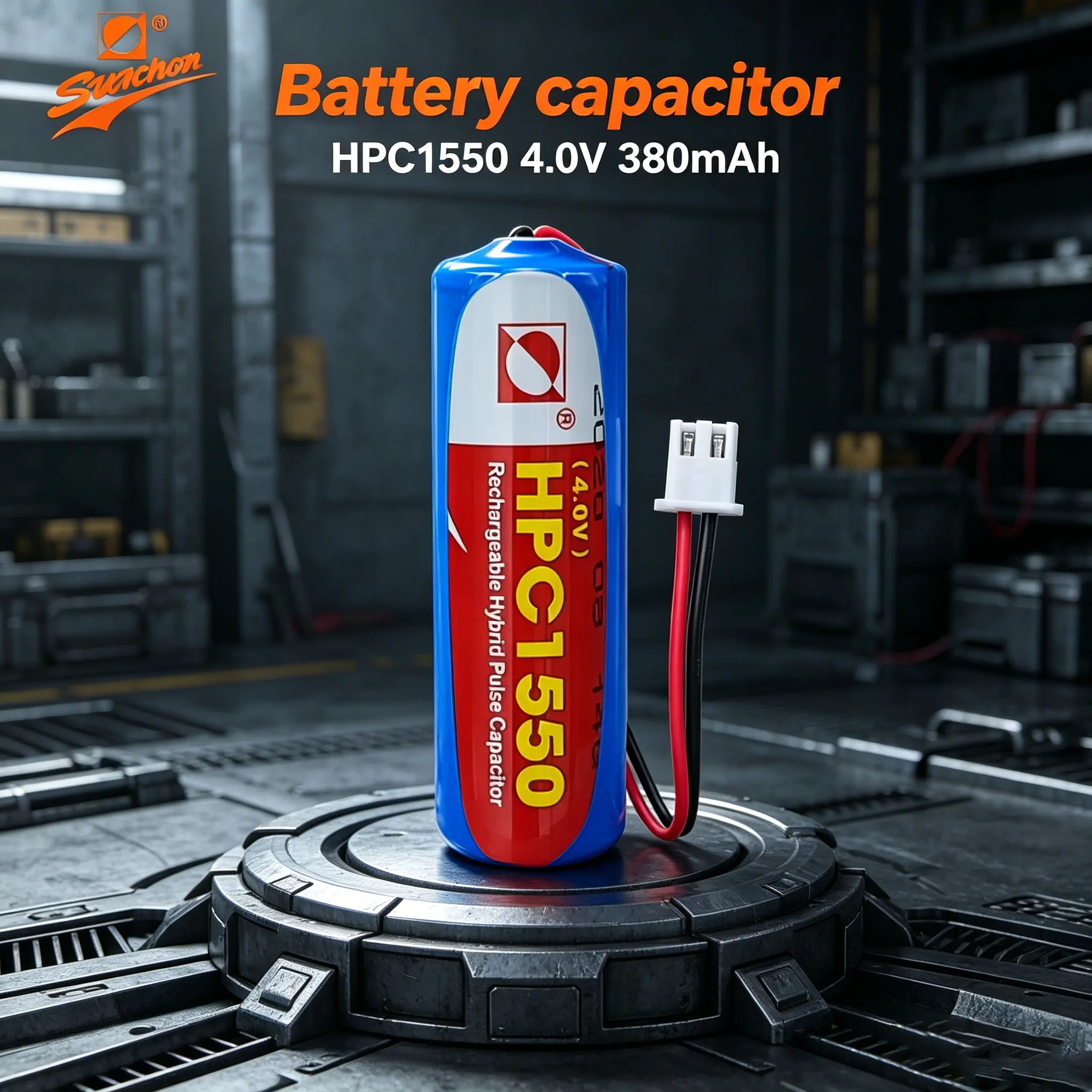 SUNMOON HPC1550 rechargeable composite battery capacitor 4.0V servo encoder PLC electronic tag locator temperature controller