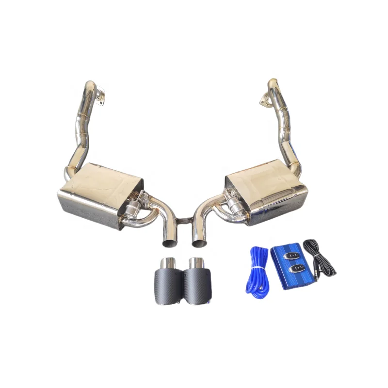 

304SS Titanium Alloy Exhaust Pipe For Porsche 981 Boxster S Titanium Exhaust Catback