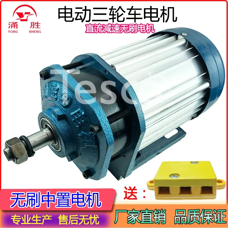 Electric tricycle chain motor 60v72v high power brushless central 3000w