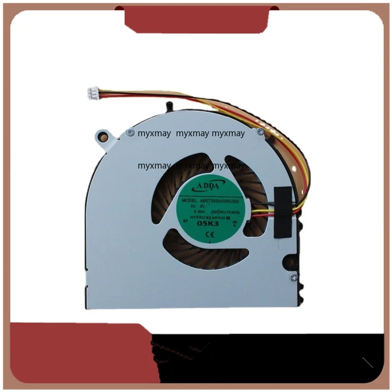

New CPU Cooling Cooler Fan for ADDA AB07505HX060300 00CWU753KS Laptop Fan DC5V 0.50A 00CWU753KS 731575300102 Radiator