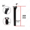 F12 로드 바이크용 탄소 섬유 시트 포스트, UD 블랙, 광택/매트 오프셋, 0 /25 도 시트 포스트, 350mm 자전거 부품 3