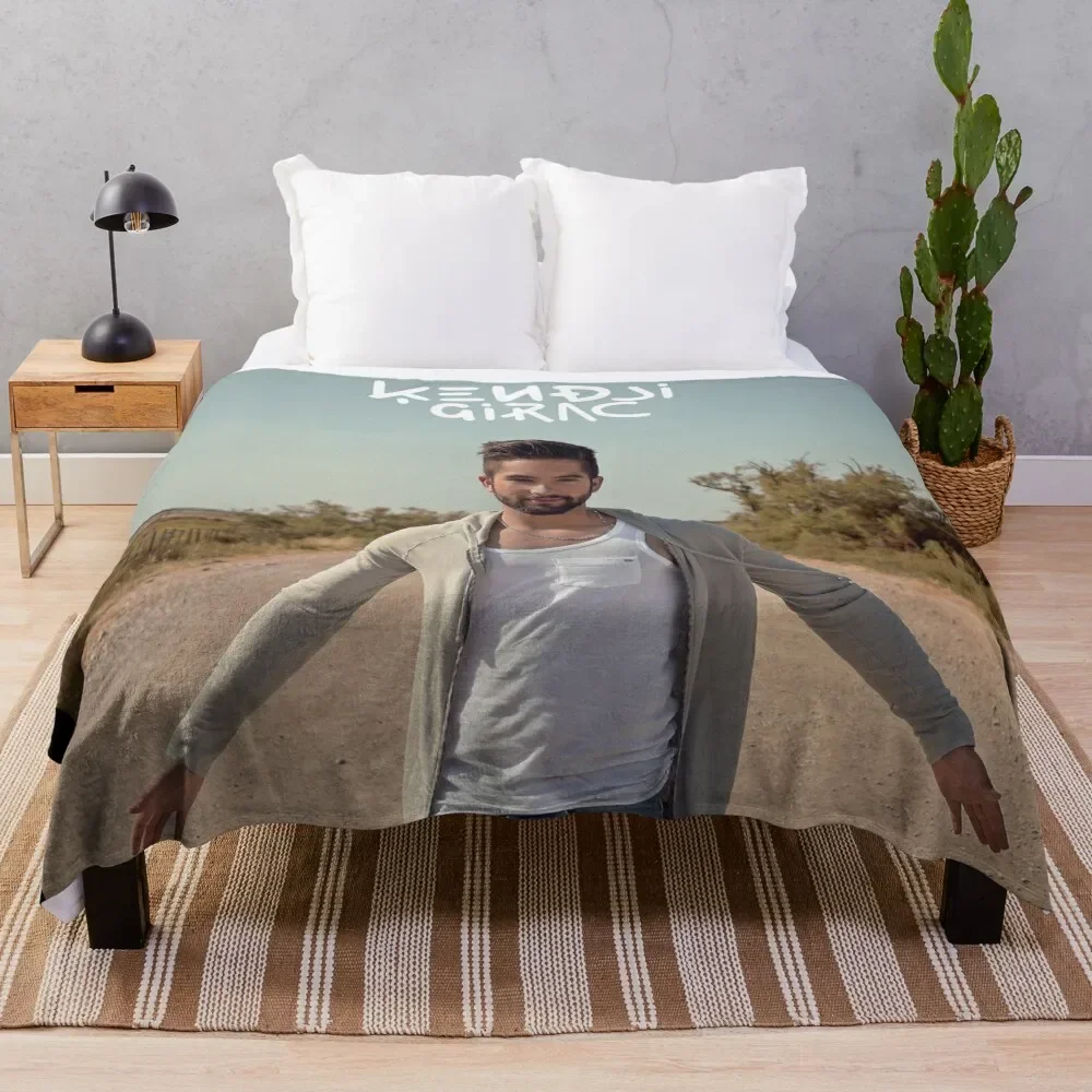 Kendji Girac Throw Blanket Plaid Moving Blankets