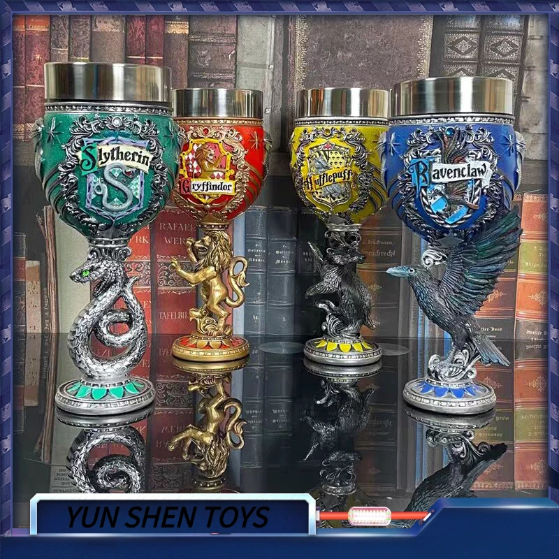 New Original Arrival Harrying Potters Hogwarrts Flame Cups Mug Coffee Tea Cups Goblet Decoration Model Collection Gifts