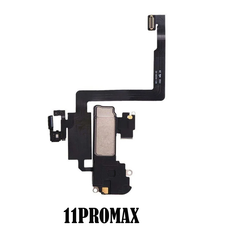 Original Ear Speaker with Proximity Light Sensor For Iphone 11 Pro Max Earpiece Listening Flex Cable Parts