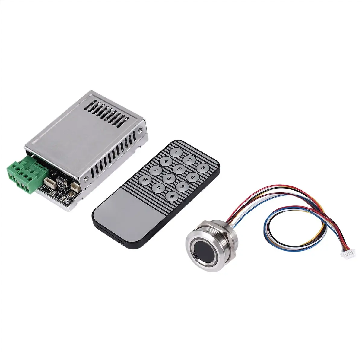 L63A K216 Fingerprint Control Board+R503 Fingerprint Module Two-Color Ring Indicator Light Access Control