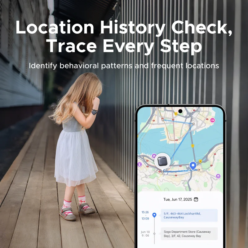 تعمل علامات تعقب بلوتوث مكونة من قطعتين من UGREEN مع تطبيق Samsung SmartThings (Samsung فقط)، علامة ذكية لفترة تشغيل 550 يومًا