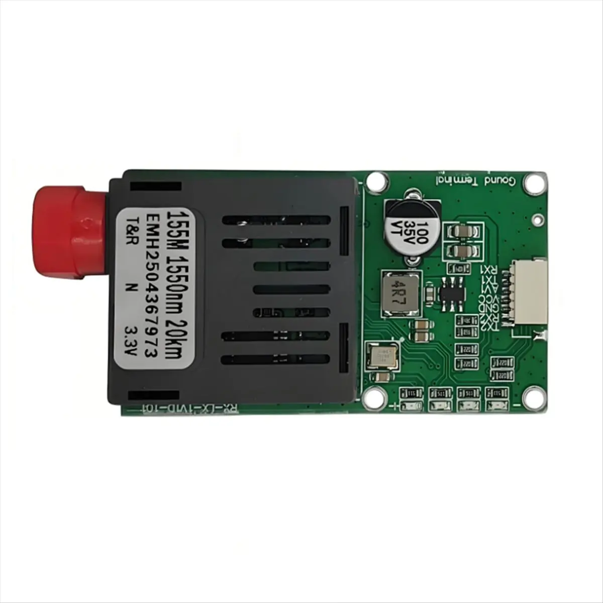 وحدة RX أرضية بصرية A64I TTL لواجهة الطائرة بدون طيار RX/TX/AV/VCC/GND 20 كجم TTL إلى معدات طرفية الوحدة الضوئية من الألياف #3