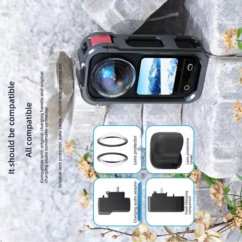 Image of Schutzhülle aus Aluminiumlegierung geeignet für die Insta360 X6 Kamera