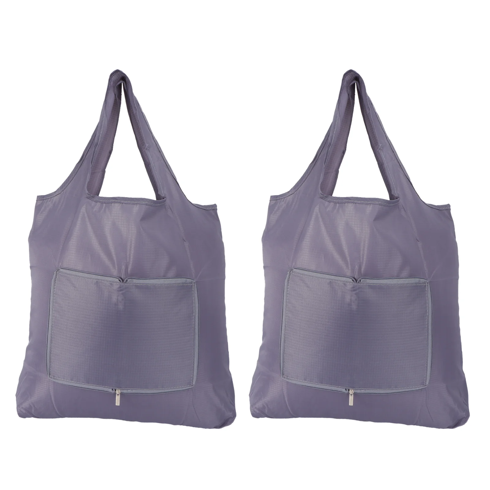 

2 Pcs Canvas Bag Folding Reusable Shopping Tote Pouch Container Storage Grocery