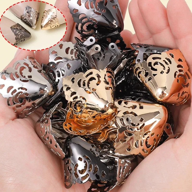 

Metal High Heels Tip Cap High Quality Women Shoe Pointed Protector Colored Anti Wear Shoe Clips Elegant Shoe Repair Accessories