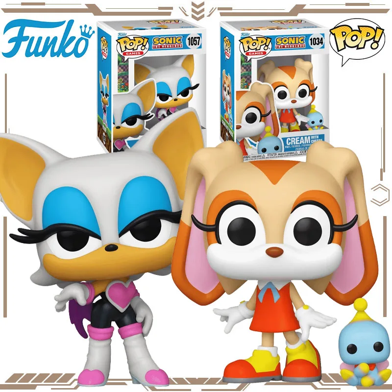 

Funko POP оригинальная аниме-фигурка Sontc Cream Rouge, экшн-фигурка, игрушки для мальчиков и девочек, подарок, Коллекционная модель, украшения