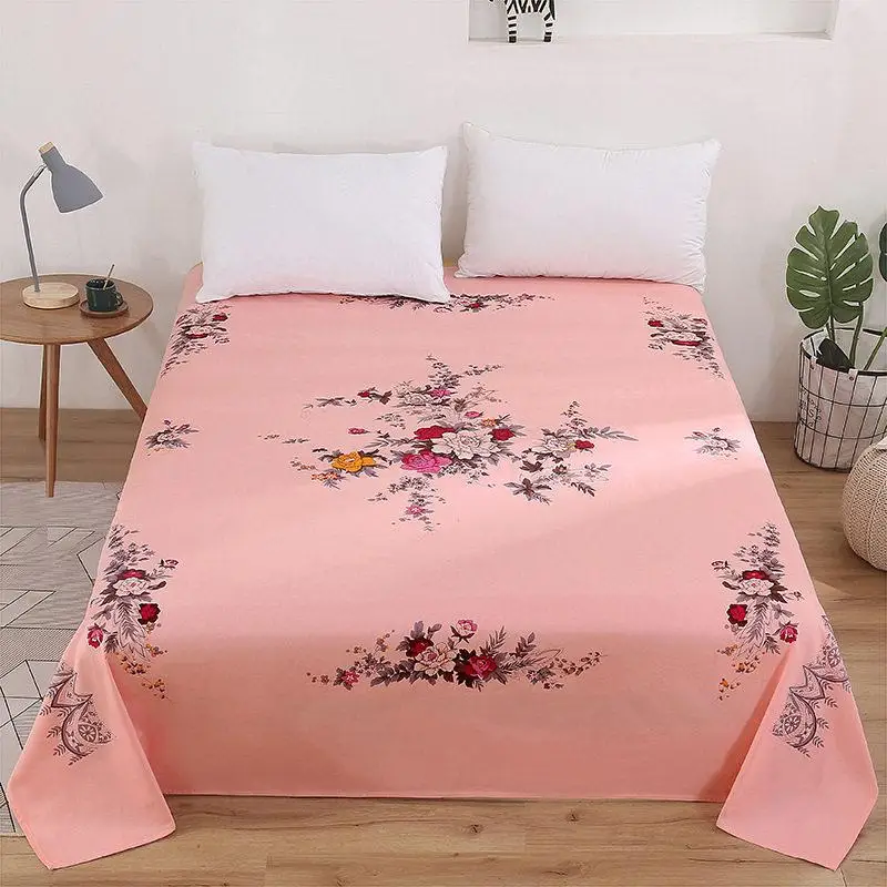 Traditional Style One Meter Five Bed Sheet Single Piece Naked Sleep No Pilling Old Rough Cloth National Nostalgia Bedding