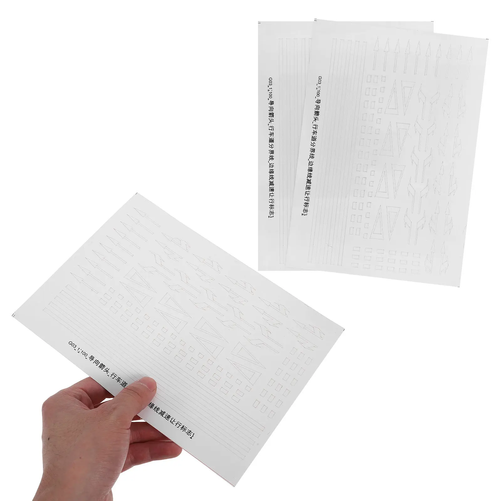 3 Fogli di Adesivi Stradali per Bambini, Decalcomanie Realistiche per Segnaletica Stradale, Facili da Applicare e Rimuovere, Gioco Educativo Fai-da-Te, Mini Segnali Stradali