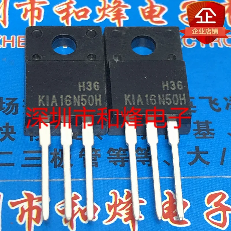 5PCS-10PCS KIA16N50H TO-220F 500V 16A New And Original On Stock