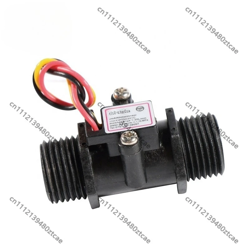 Hot Sell Water Flow Sensor, G1/2 Plastic Flow Meter, 0.5-25 L/min Flow Counter with Customization Available