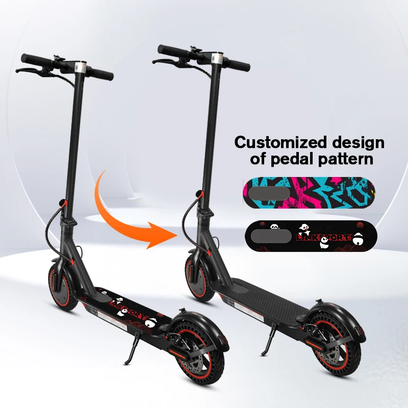 Customized 350W Pedal Folding Adult Electric Scooter Sensor Smart Two-Wheel Design 7.5Ah Battery 25-30KM/H Max Speed Affordable