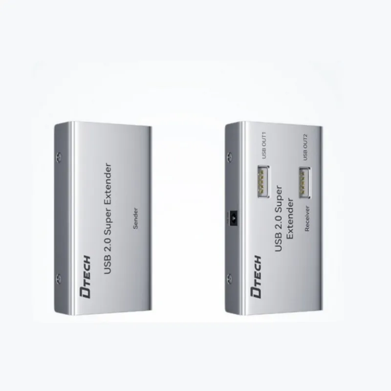DTECH Hot Selling USB 2.0 Extender Via Cat5e/6e Cable up to 50m with 4ports Output for Audio and Video Equipments