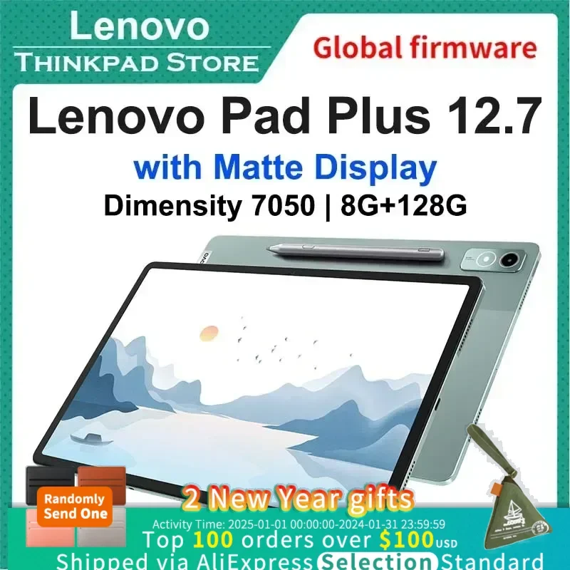 Global Rom Lenovo Xiaoxin Pad Plus 12.7 inch with Matte Display Natural Light Anti-glare Large Comfortable Visual Tab 12.7