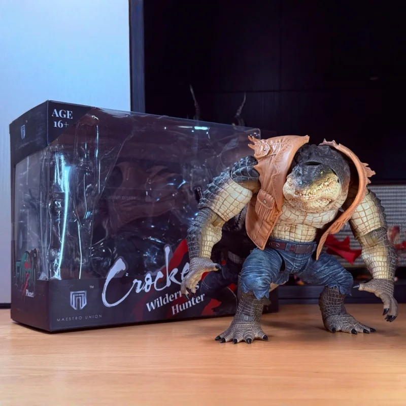 

Wilderness Hunter Crocker Action Figure MU FP001 Original PVC Collectible Set Figurine With Accessories Movable Joint Toy Gift