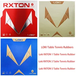 LOKI-Borracha De Tênis De Mesa, Série RXTON, ITTF Aprovado, Red Pips, Em Duro Pegajoso, Ping Pong, Esponja para Ataque Rápido, Loop, Controle