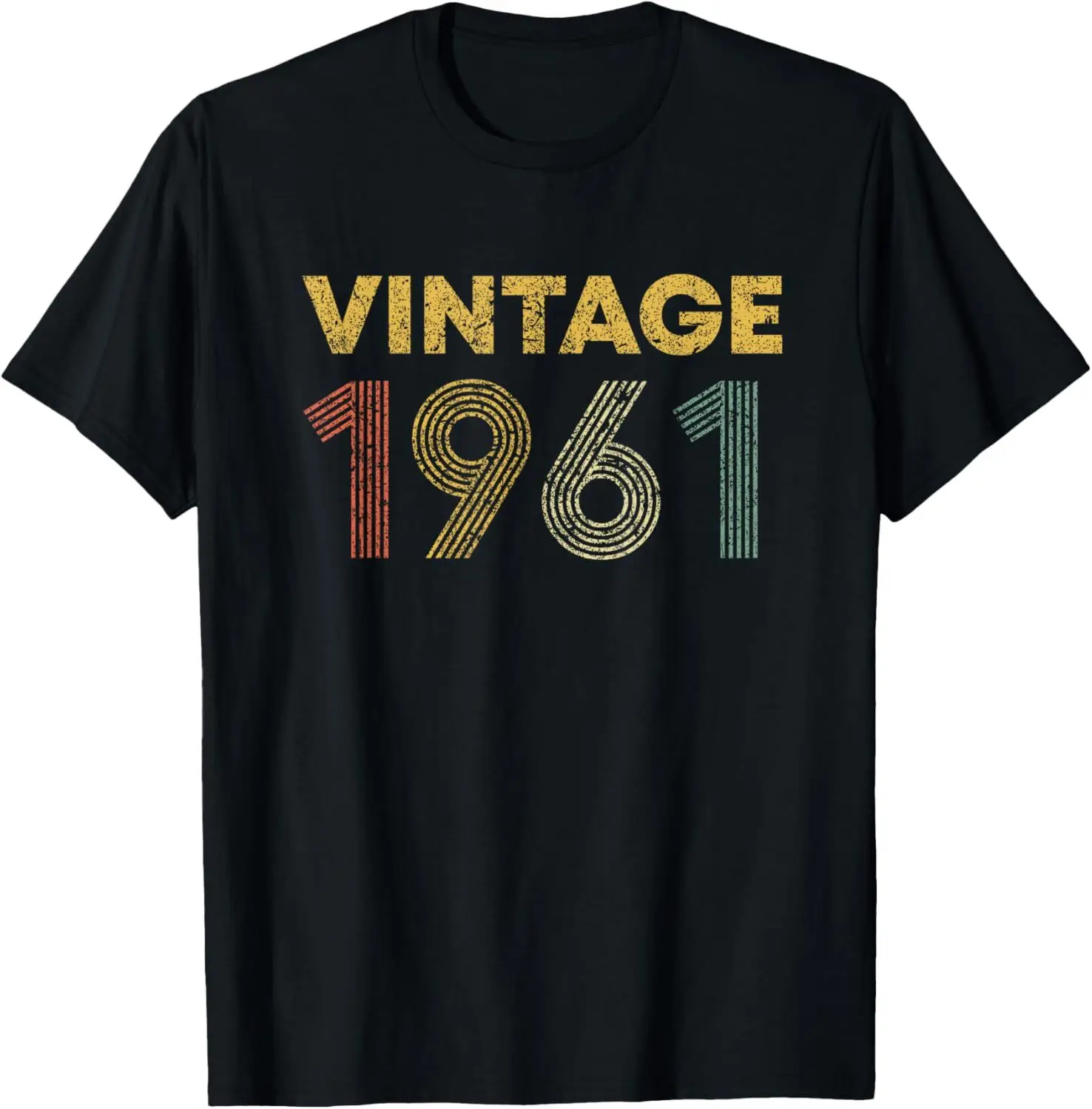 Vintage 63 Year Old Gifts Men October 1961 63th Birthday T-Shirt Funny Gift Clothes Men Clothing Tops Graphic T Shirts Camisas