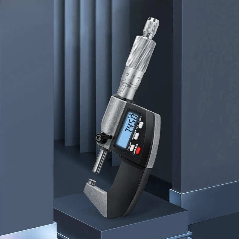 

Tool DL321025S Dual-purpose outer diameter, digital micrometer 0-25mm high-precision 0.01mm thickness gauge