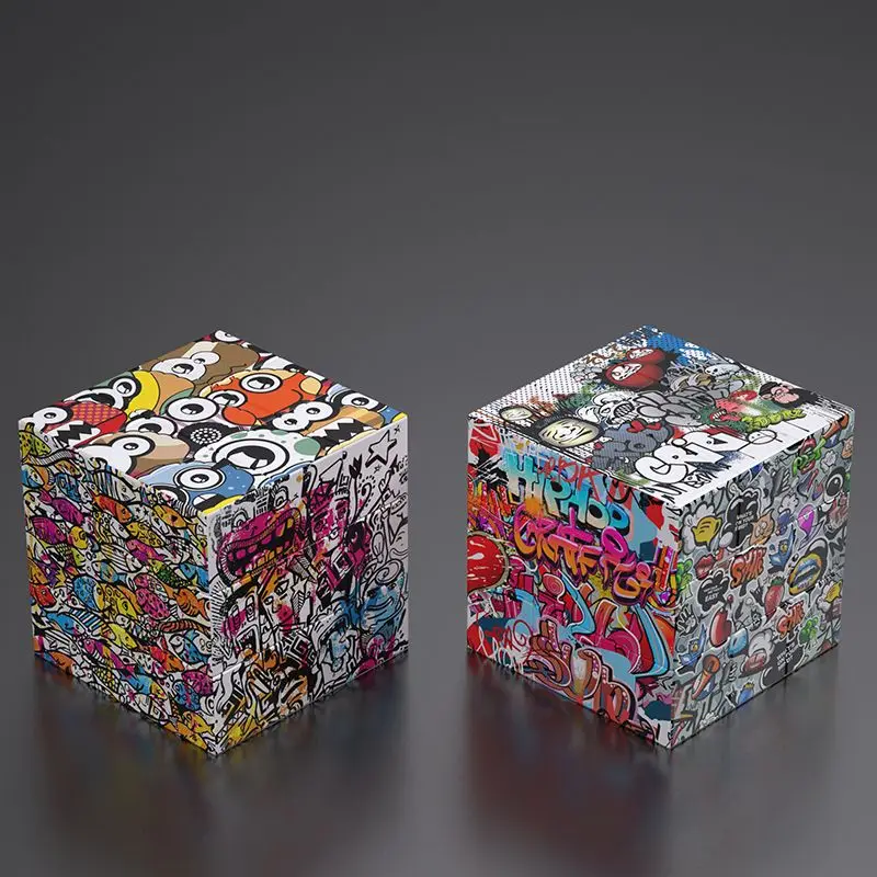 3x3x3 Doodle Cartoon Creative Pattern Fun Cube 3x3  Cube Children's Educational Gifts